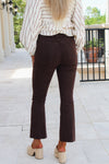 Dear John: Jeanne Cropped Flare - Dark Oak