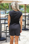 Z Supply: Camino Textured Mini Dress - Black