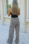 Z Supply: Hunter Knit Leopard Knit Pant - Desert Tan
