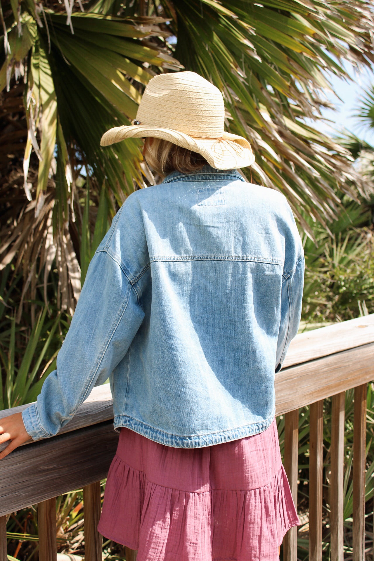 The Soft Shore Denim Jacket - Med Wash