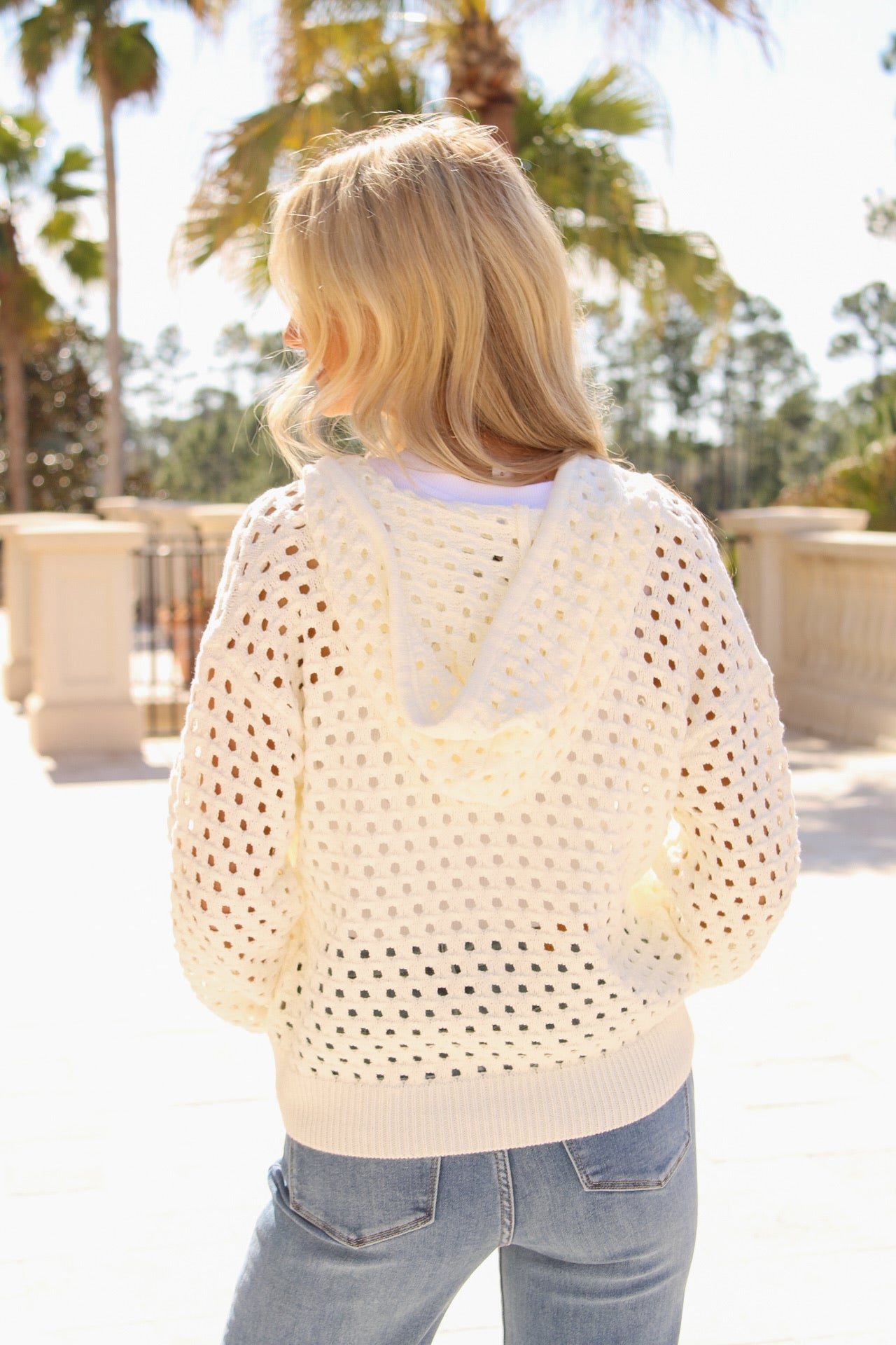 Ava Hoodie Cardigan - Off White