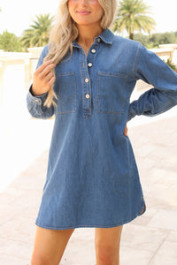 Z Supply: Lucie Denim Shirt Dress - Dreamstate