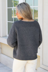 Z Supply: Eloise Sweater - Charcoal Heather