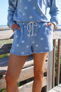 Z Supply: Written In The Stars Short - Ocean Air Indigo
