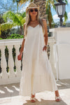 Ready For Love Tiered Maxi Dress - Ivory