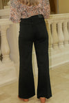 Dear John: Fiona High Rise Wide Leg Jeans - Black Arrow