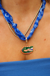 Florida Gators Bandana Scarf Necklace