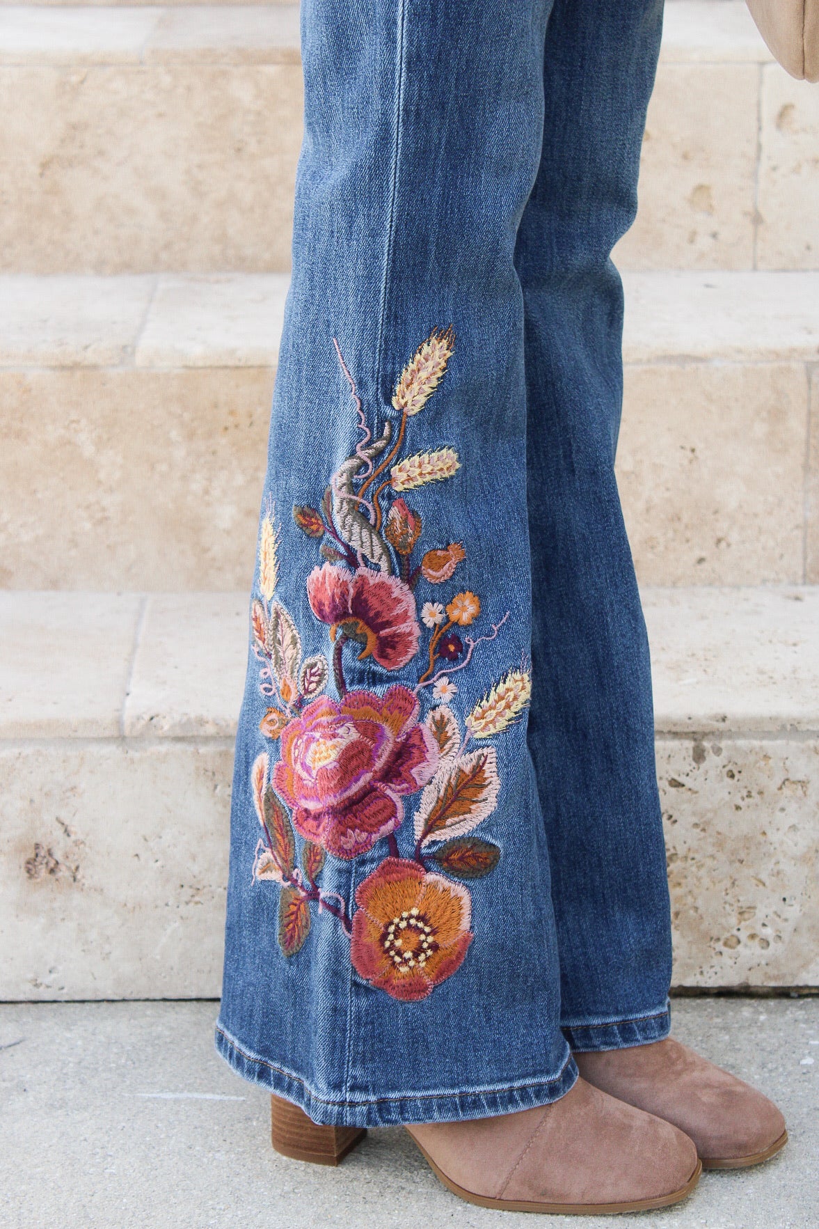 Dear John: Rosa Mid Rise Flare Jean - Autumn Revival