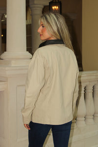 Modern Edge Barn Jacket - Taupe