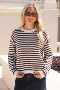 The Double Take Button Detail Sweater - Oatmeal