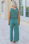 Z Supply: Scout Jersey Flare Pant - Hunter Green