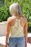 Sunny Summers Gauze Tank - Lemonade