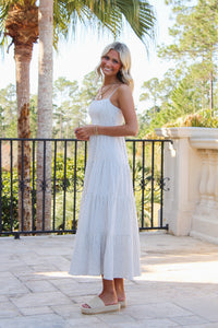 Z Supply: Balos Striped Maxi Dress - Natural