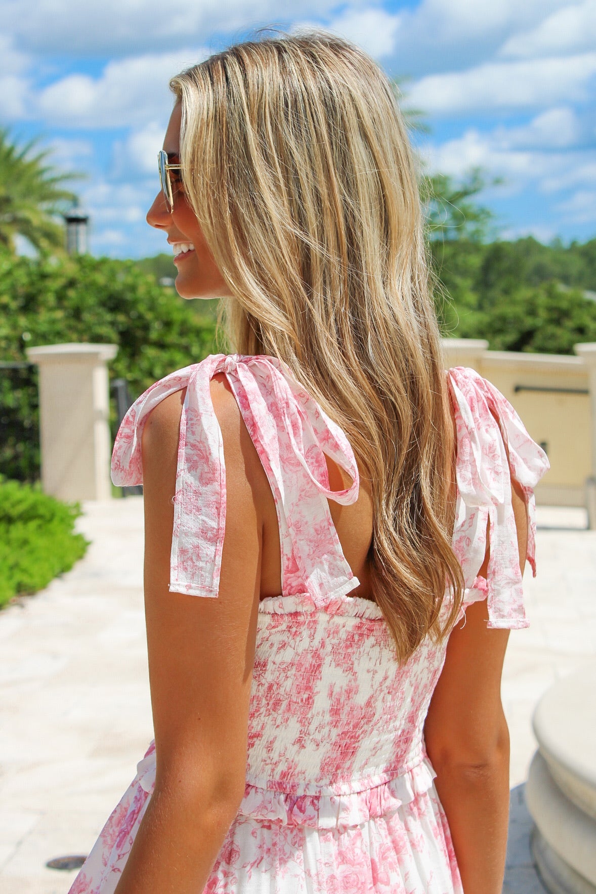 All My Love Floral Ruffle Dress - Mauve