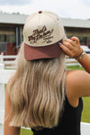 That's Why I'm Here Embroidered Trucker Hat