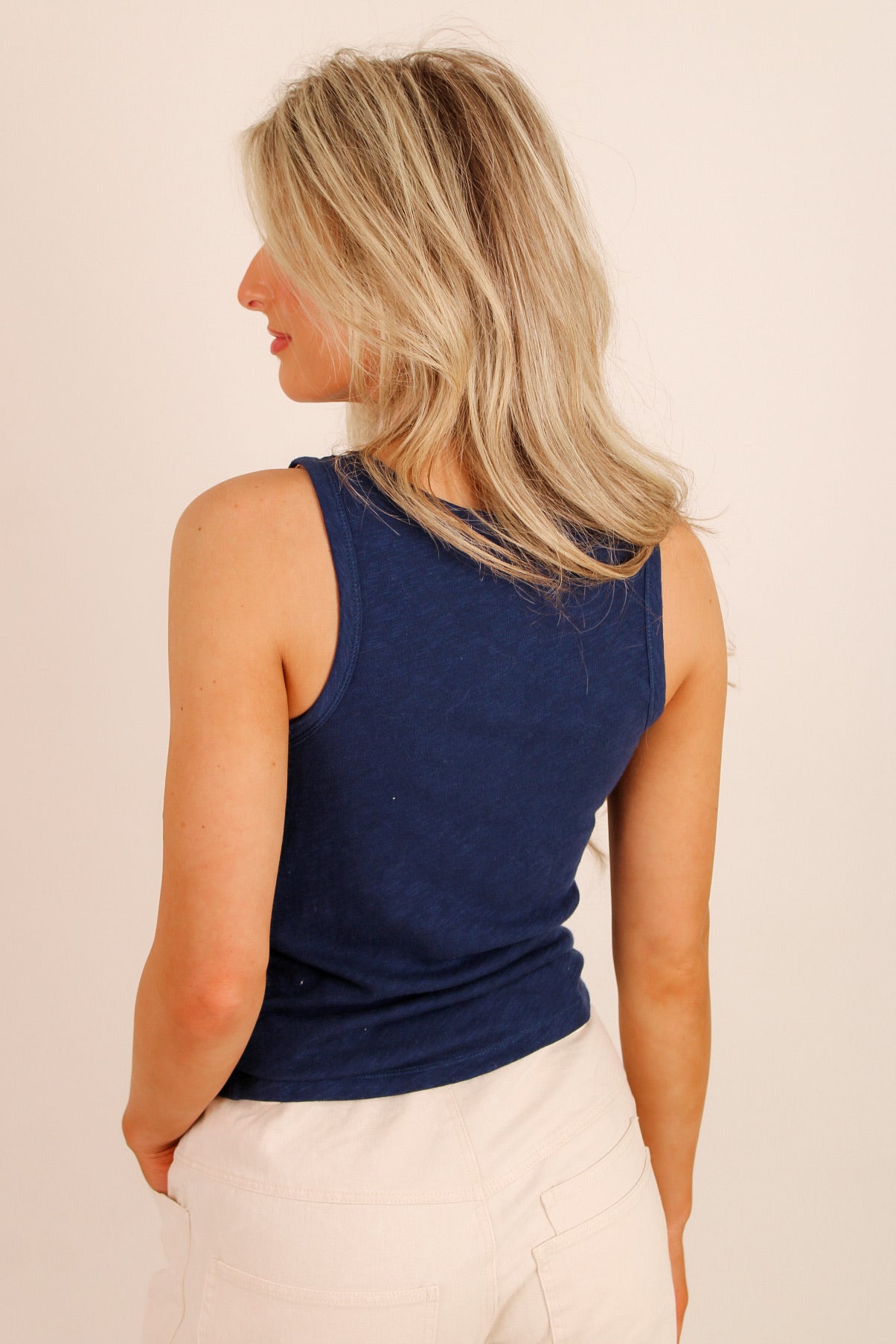 Z Supply: Classic Slub Scoop Tank - Indigo