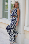 Thoughts Of You Wide Leg Pants - Navy