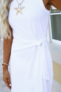 Z Supply: Mattie Jersey Mini Dress - White