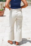 In The Moment Mid Rise Jeans - Bone