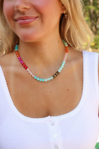 Danica Beaded Necklace - Multi