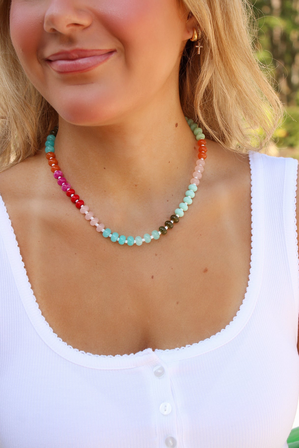 Danica Beaded Necklace - Multi
