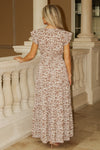Wild Charm Leopard Print Tiered Maxi Dress - Lt. Mocha