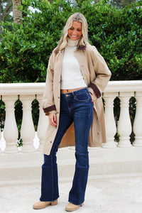 Modern Edit Trench Coat - Khaki