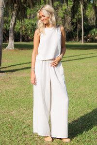 Sadie & Sage: Garden Sun Pants - Taupe