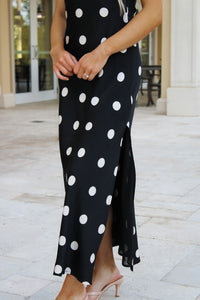 Classic Charm Strapless Maxi Dress - Black/Cream