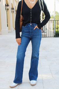 Z Supply: The Studio Modern Boot Cut Jeans - Inkwell