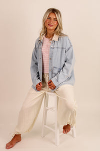 The Renegade Mineral Washed Denim Jacket - Lt. Wash