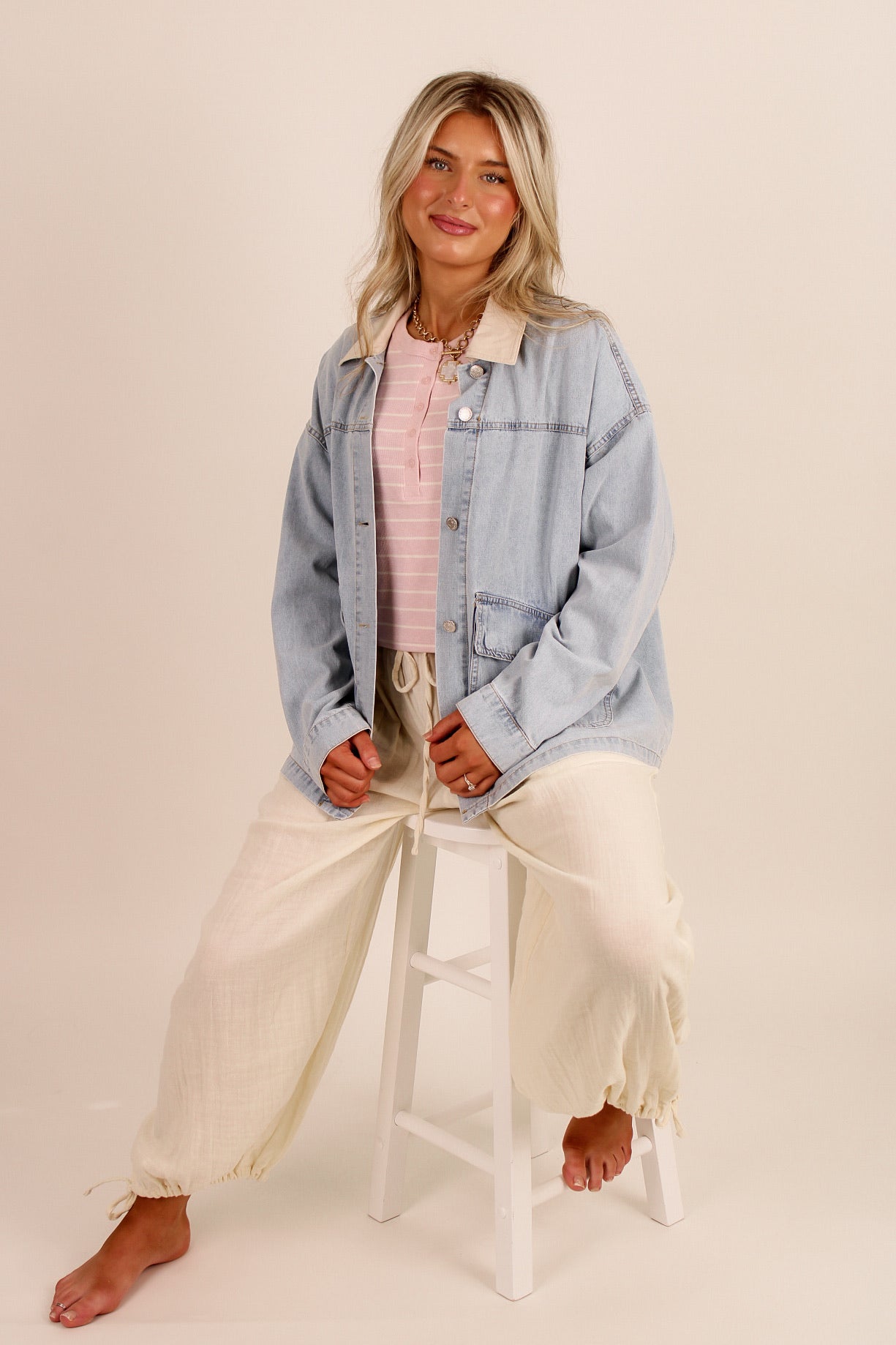 The Renegade Mineral Washed Denim Jacket - Lt. Wash