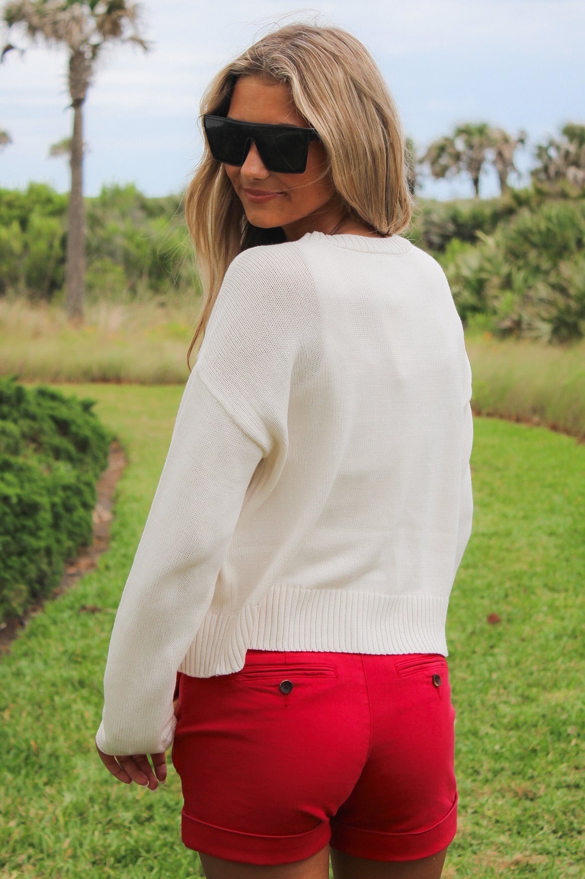 Z Supply: Sienna Flag Sweater - Sea Salt