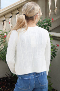 Z Supply: Medina Pointelle Cardigan - Cloud