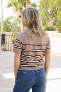 Z Supply: Gatewood Stripe Sweater - Heather Ash