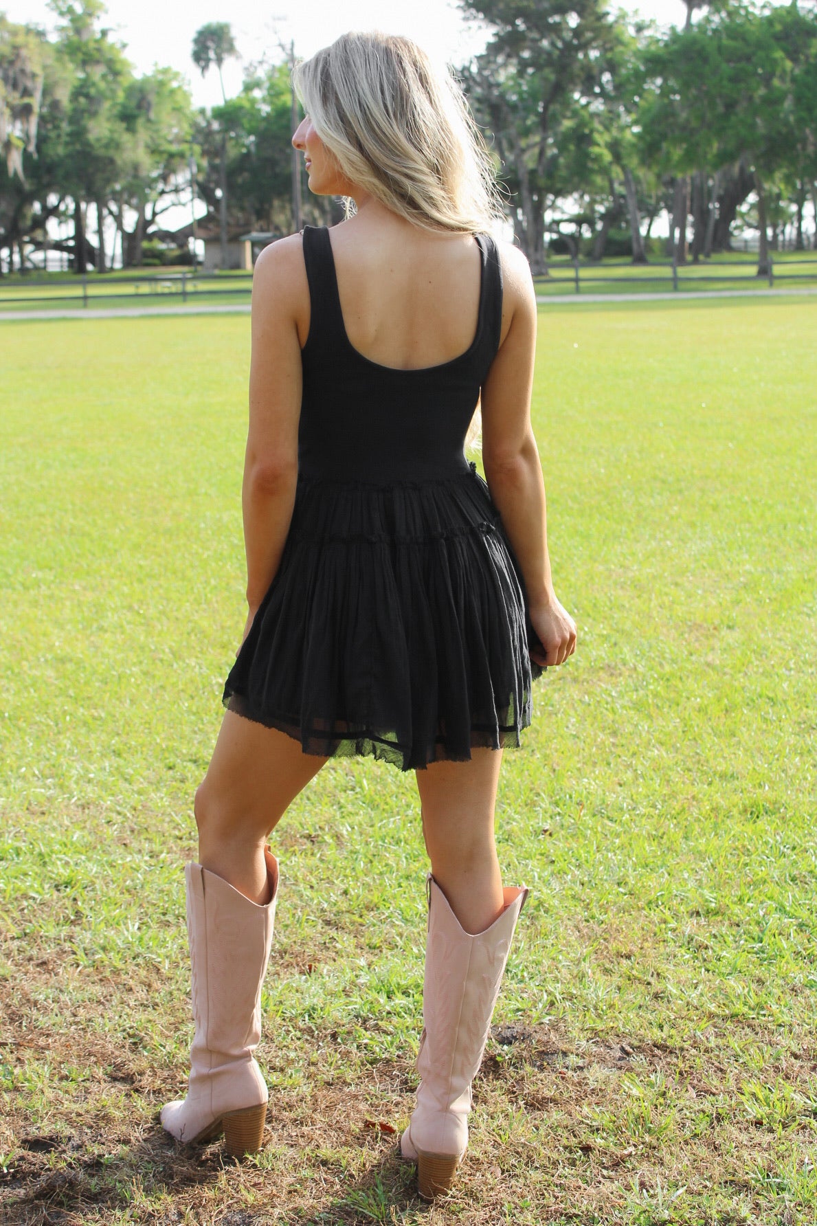 Soft Theory Sleeveless Mini Dress - Black