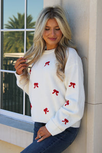 Z Supply: Tie The Ribbon Sweater - Warm White