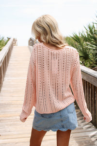 Z Supply: Upland Crochet Sweater - Bellini