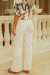 Dear John: Fiona High Rise Wide Leg Jeans - Wheat
