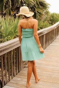 Lotus & Luna: Daquiri Dress - Aqua