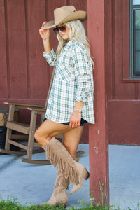 Fireside Nights Cozy Plaid Flannel - Green