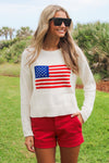Z Supply: Sienna Flag Sweater - Sea Salt