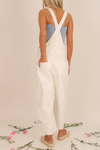 Teacup Barrel Leg Overalls - Shell