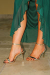 Gracie Open Toe Dress Heel - Gold
