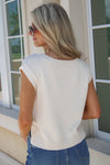 Moment Of Truth Sweater Vest - Cream