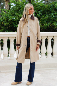 Modern Edit Trench Coat - Khaki