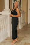 Z Supply: Eleve Midi Dress - Black