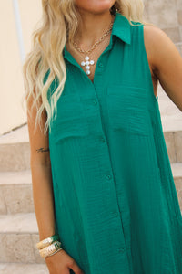 Z Supply: New Light Mini Dress - Rainforest