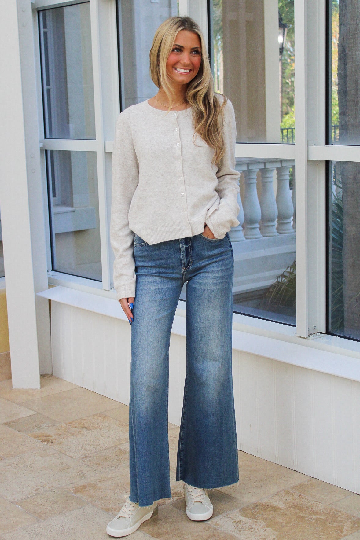 Z Supply: Medina Cardigan - Light Heather Oatmeal