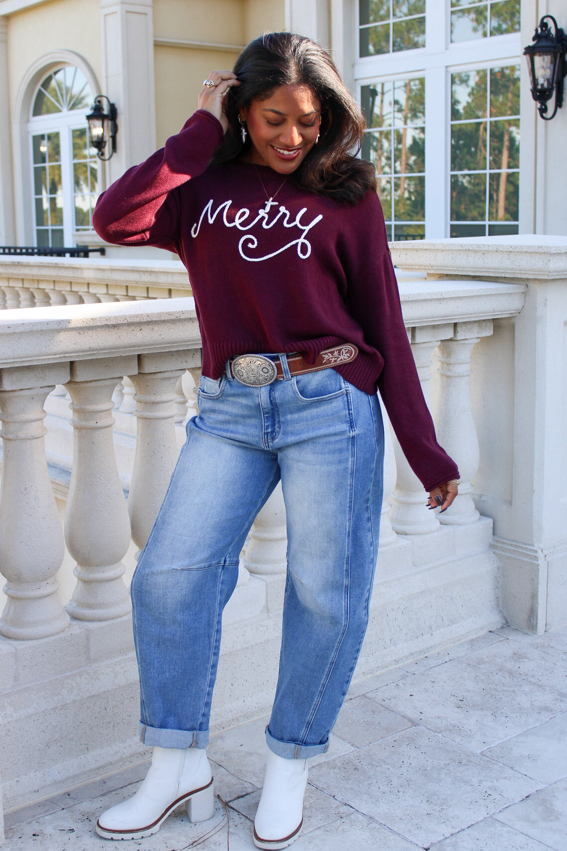 Z Supply: Sienna Merry Sweater - Merlot